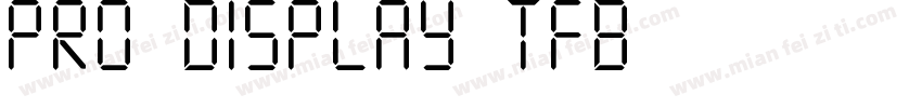 pro display tfb字体转换